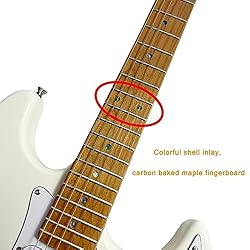 Vicers 6 string guitar, barbecue maple fingerboard