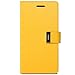 GOOSPERY Rich Diary Soft Synthetic Leather Card / Cash Slot Wallet Case for Apple iPhone 6S / 6 -Yellow