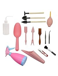 LepoHome - Juego de 15 herramientas de mano de jardín para interior y jardinería