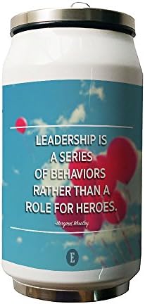 Kdnsgfds Leadership is a Series of Behaviors Rather Than a Role for Heroes Double Vacuum Insulated Stainless Steel Coke Cans Water Bottle,280ml - Personalized Gift For Birthday,Christmas And New Year
