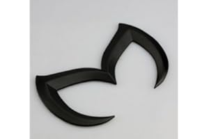 SuPoo for Mazda Black Sporty Metal Evil 'M' Rear Trunk Badge Decal Emblem Glossy 3 5 6
