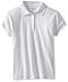 Dockers Big Girls' Plus-Size Short Sleeve Interlock Polo with Pico