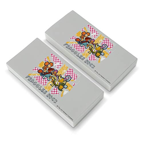 Fraggle Rock Fraggles Dancing GOBO Red Boober Mokey Wembley Eraser Set of 2