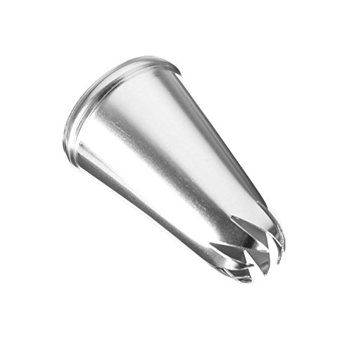 Itlovely Stainless Steel Eight Teeth Drop Rose Flower Icing Piping Tips Nozzle Tool
