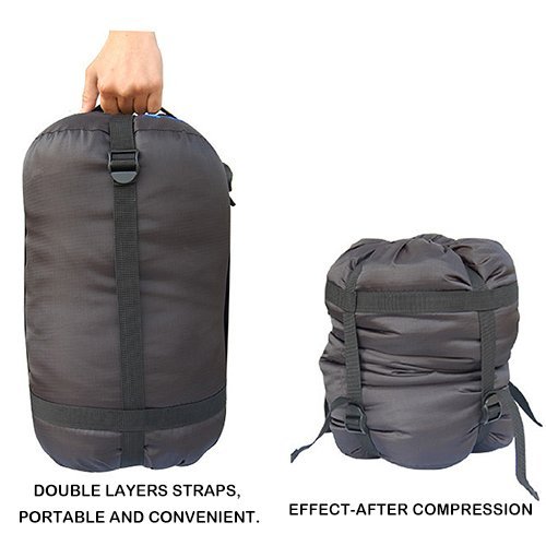 YINXN Compression Stuff Sack Waterproof Camping Sleeping Bag Stuff Storage Bag Sack Compressed Storage Saving Bag - Thumbnail 5