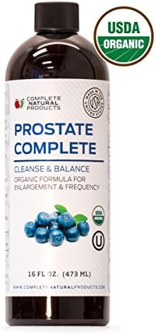 Prostate Support Complete 16oz - Natural Organic Prostate Health Supplements & Formula for Men