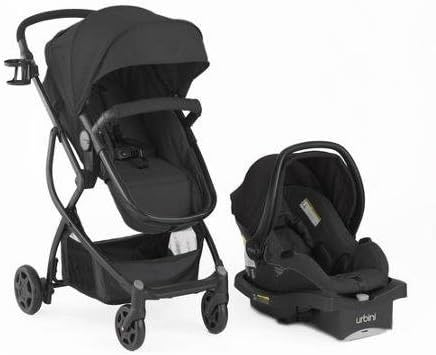 Urbini Omni Plus Travel System, Black by Urbini