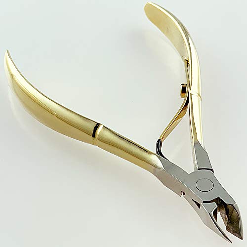 Camila Solingen CS09 4" Professional Nail Cuticle Nipper/Clipper/Cutter for Manicure and Pedicure, from Solingen, Germany best Stainless Steel. Cuticle trimmer Medium Blade (9mm Blade)