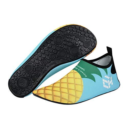 Vaincre Womens and Mens Water Shoes Barefoot Quick-Dry Aqua Socks for Beach Swim Surf Yoga Exercise (Men:9-10) - Thumbnail 4