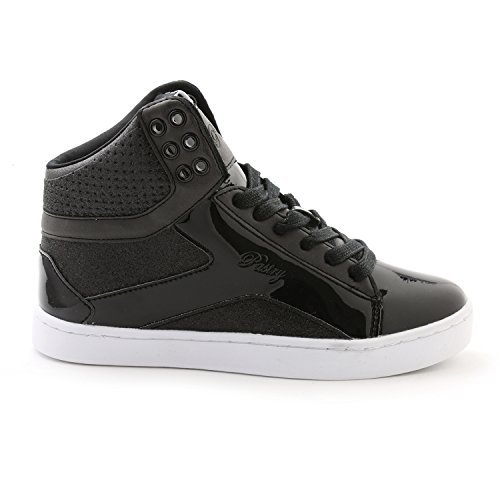 Pop Tart Glitter Women's Sneaker, Black, 6