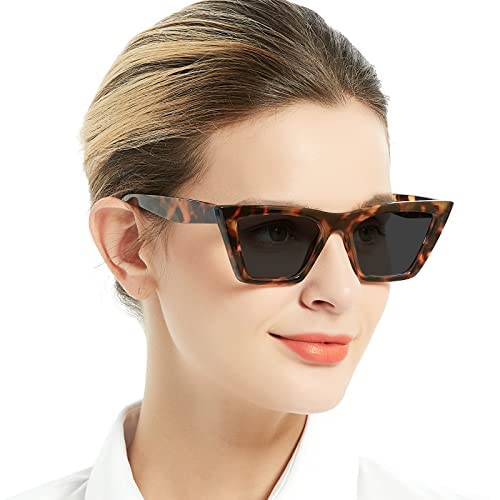 OCCI CHIARI Sun Reading Glasses 1.5 for Women Cat-eye Sunglasses Sun Readers Women's Large Frame Outdoor Glasses (Brown Tortoiseshell,150)
