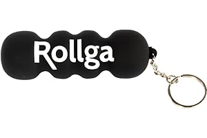 Rollga Micro - The Better Hand & Foot Roller for Plantar Fasciitis, Deep Tissue Massage, Physical Therapy, & Trigger Point Release. More Targeted Pressure Than A Lacrosse Ball. Solid Rubber.
