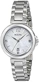 Bulova Women's 96P149 Diamond Gallery Analog Display Japanese Quartz White Watch