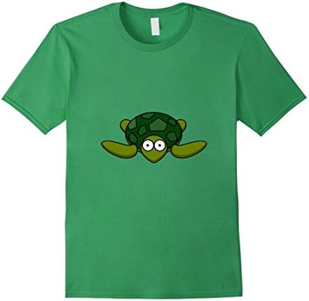 Mens Sea Turtle T-Shirt | Shell Swim Ocean Lake Large Grass