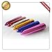 Multi-Speed Mini Electric Massager,Waterproof 10-Frequency Portable Bullet Massager (Gold)