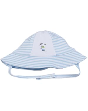 Baby Boys Mini Golf Stripe Sunhat - Blue