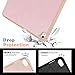 MoKo Case Fit iPad Pro 9.7 with Apple Pencil Holder - Slim Lightweight Smart Shell Stand Cover Case with Auto Wake/Sleep Fit Apple iPad Pro 9.7 Inch 2016 Release (A1673/A1674/A1675) - Rose Gold