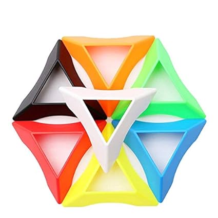 Alician 10PCS Magic Cube Plastic Base Educational Toys Random Color