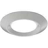 Generation Lighting 14520S-849 Traverse LED Lyte 6in Traverse Lyte Round T24 3000K 90CRI Satin Nickel, Satin Nickel Finish