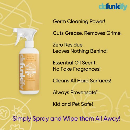 DEFUNKIFY All Purpose Cleaner Spray Household Cleaning Spray for All