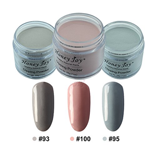 3pcs 28g/Box Multi Colorful Dipping Powder Without Lamp Cure Nails Dip Powder Summer Gel Nail Color Powder Natural Dry (93-100-95)