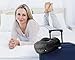 Enzo Travel Neck Pillow - Memory Foam Cooling Gel Technology and Washable Cover Packed in Small Bag for Air, Bus and Car Travels (Castlerock Grey)