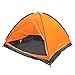 Milestone Dome Tent with Carry Bag (4 Person), Orange