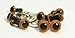 Sassy Bears 15mm Caramel Brown Safety Eyes for Bear, Doll, Puppet, Plush Animal and Craft - 10 Pairs