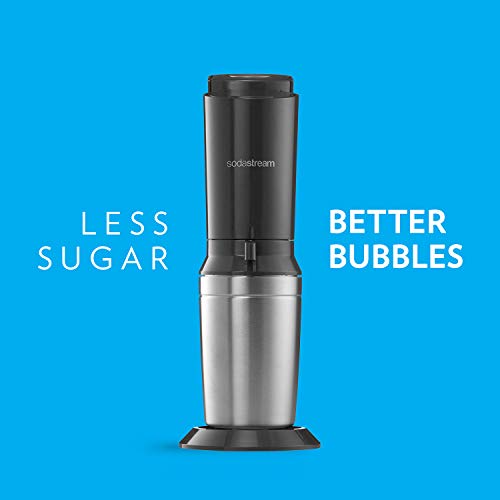 SodaStream Aqua Fizz Sparkling Water Maker Bundle (Black), with Co2