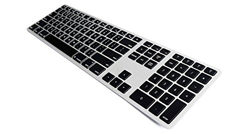 Newly Released! Matias Backlit Wireless Aluminum Keyboard â€“ Silver/Black