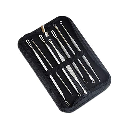 Tree-of-Life 7Pcs Stainless Steel Blackhead Extractor Remover Tool Pimple Blemish Extractor