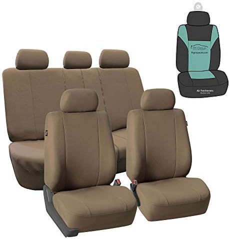 Universal 5-Seat Car Seat Covers For Toyota - Full Set Polyester Front & Rear, Airbag Safe, Easy Install 3 thumbnail image