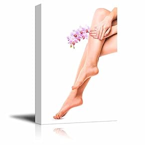 Relaxing Pink Manicure and Pedicure with a Orchid Flower