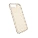 Speck Products Presidio Clear + Glitter Case for iPhone 8 Plus (Also fits 7 Plus and 6S Plus/6 Plus), Clear With Gold Glitter/Clear