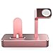 OLEBR Apple Watch Series 3 Stand,iPhone X/8/8Plus7/7Plus/6s/6s Plus Dock,[2 in 1 Charging Dock] Apple Watch Charging Stand, Aluminum Charger Station for iWatch Series 3/2/Series 1/Nike+,iPhone 5 …