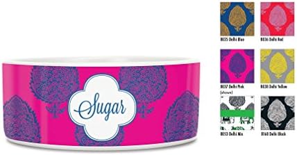 Personalized Dog or Cat Food Water Bowl With Name, Monogram Pet Lover, Design Your Own