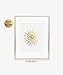 DIGIBUDDHA Vintage Third Eye Gold Foil Print Yoga Meditation Poster Chakra Decor Metallic Art 8 inches x 10 inches A29