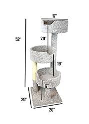Deluxe Cat Tower with spacious cat perches and