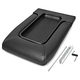 For 01-07 Silverado/Tahoe/Sierra/Yukon XL/Escalade Center Console Tray Lid Repair Kit Arm Rest Latch (Black)
