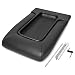 For 01-07 Silverado/Tahoe/Sierra/Yukon XL/Escalade Center Console Tray Lid Repair Kit Arm Rest Latch (Black)