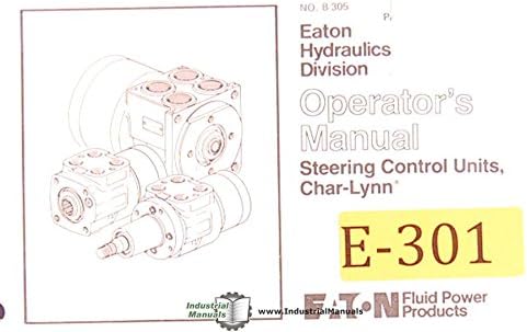 Eaton Char Lynn, Power Steering Control Units Operations Manual