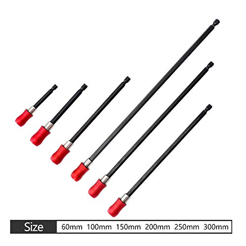 6pcs Drill Bit Extension Set Magnetic for Screw Bit