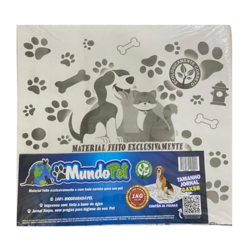 Jornal Para Pet Higienico Biodegradável- 10 Kg / 560 folhas