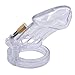Gold-Crown T-Shirt Briefs Clear Male Device Belt Cage Underwear Chastity Clothing