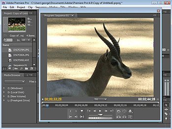 Adobe Premiere Premiere Pro CS4 Tutorial Training on 2 DVDs, 13 Hours in 152 Computer Software Video Lessons - Thumbnail 2