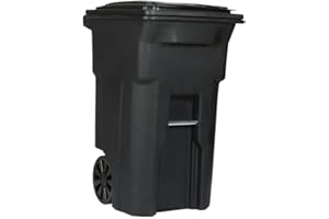 GARDENNEST 64 Gallon Garbage Cans Trash Cans 2 Rugged Wheels Ergonomic Handle and Lid Heavy Duty Construction Built for Toughness and Maximum Impact Resistance Perfect for Both Indoor Or Outdoor Use