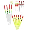 Sport-Fisher–15-Pieces-Set-EVA-Foam-Fishing-Float-Assorted-Sizes-Fishing-Lure-Floats-Bobbers-Slip-Drift-Tube-Indicator
