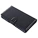 Premium Leather Flip Bracket Wallet Case Cover for Sony Xperia Z L36H / C6602 / C6603 (Wallet - Black)