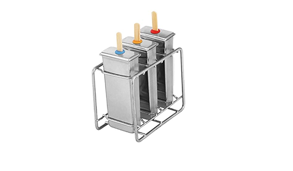 Moldes para paletas de acero inoxidable con rejilla, molde ...