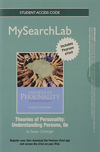 MySearchLab with Pearson eText -- Standalone Access Card -- for Theories of Personality: Understandi